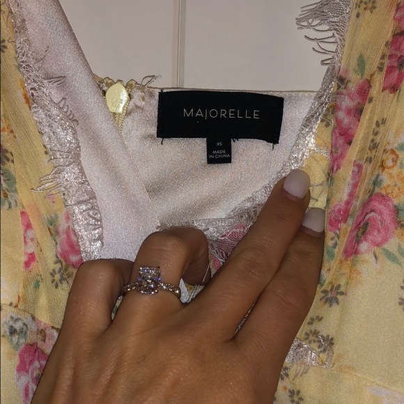 Majorelle Paisley Dress Yellow Maxi - Picture 7 of 8